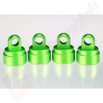 Capete (capace) amortizoare aluminiu verde TRAXXAS 